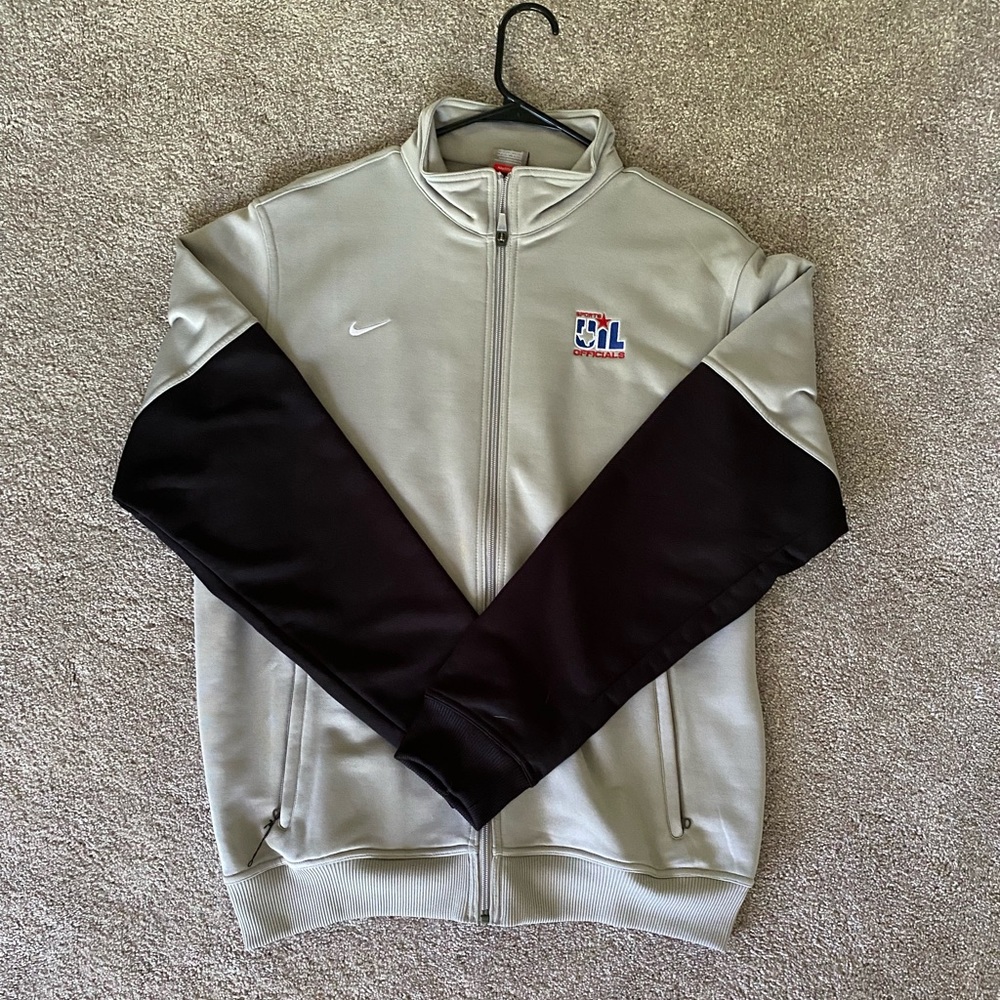 NIKE Fit Dry Sport Basketball Baseball Sweater Pull Over Zip Large